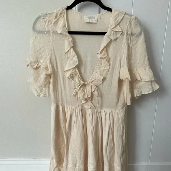 Auguste The Label Dresses | Auguste The Label Frida Mini Dress | Color: Cream | Size: S | Devynnebrown's Closet Auguste The Label Dresses | Auguste The Label Frida Mini Dress | Color: Cream | Size: S | Devynnebrown's Closet